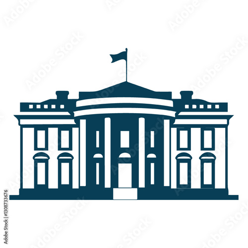 whitehouse vector illustration 