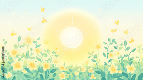 Plant flower illustration