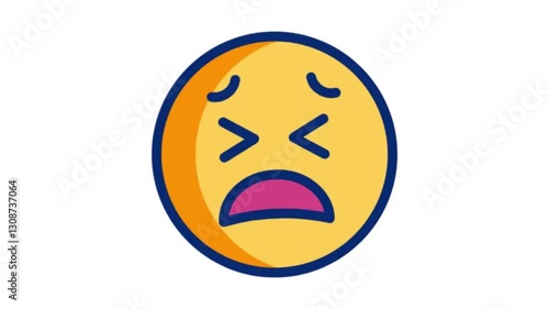 Cry emoji animated icon videos