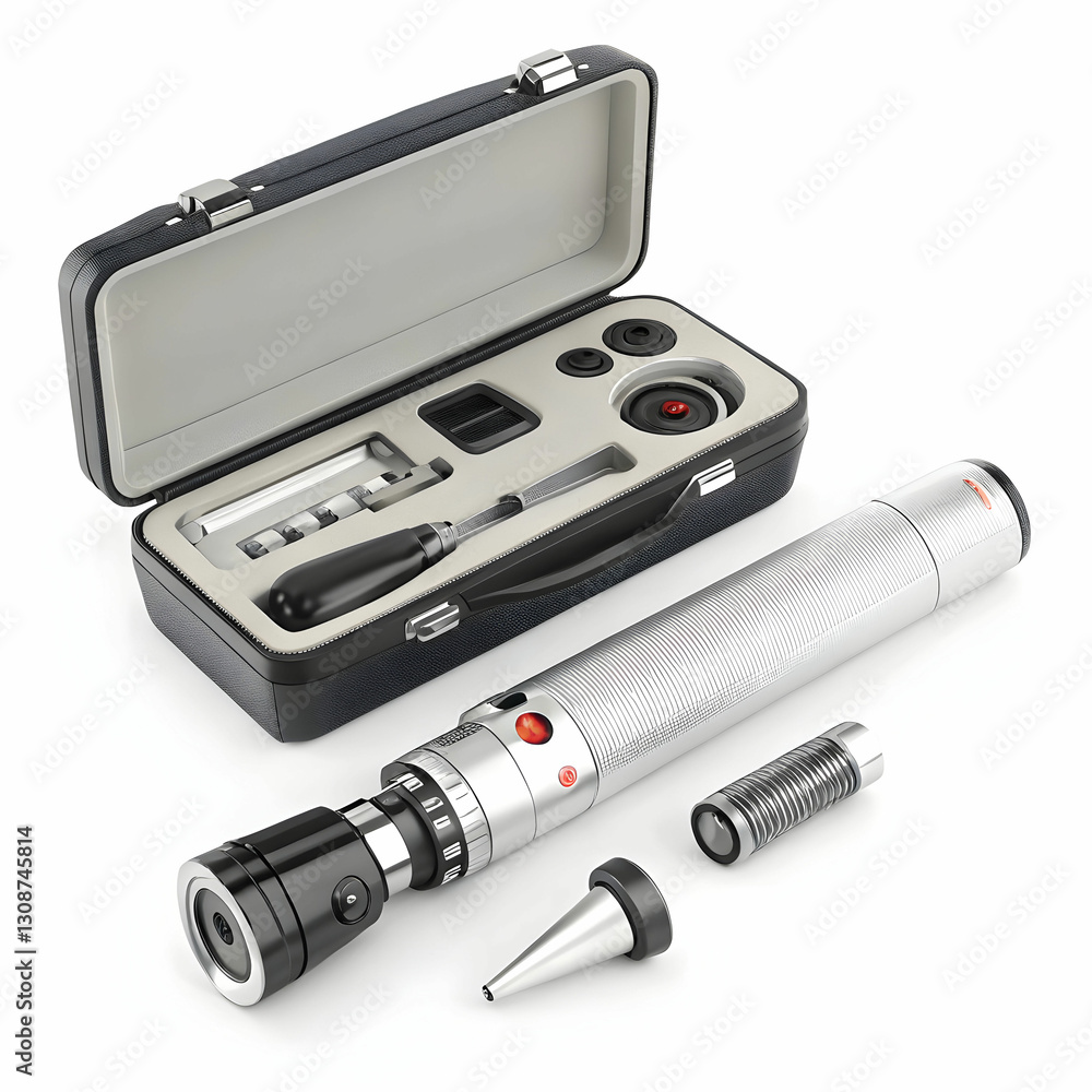 An ophthalmoscope is a medical instrument used to examine the inside of the eye An ophthalmoscope is a medical instrument used to examine the inside of the eye