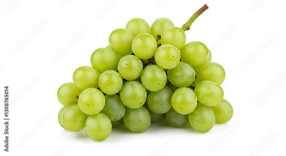 Fresh Green Grapes: A Close-Up Studio Shot AI Generated Fresh Green Grapes: A Close-Up Studio Shot AI Generated