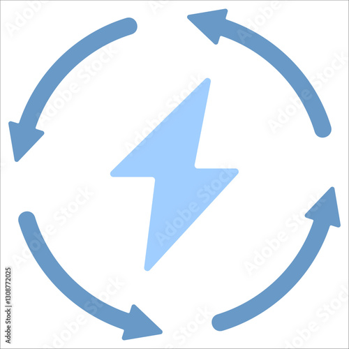 Free Download Energy Simple Icon Vector Illustration Concept - GFXLoad