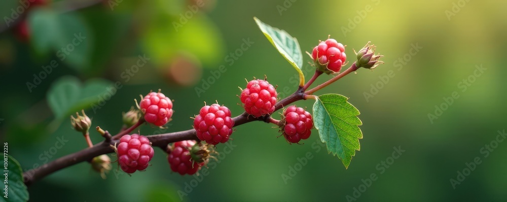 Intricate raspberry twig pattern, delicate pink buds , art, buds Intricate raspberry twig pattern, delicate pink buds , art, buds
