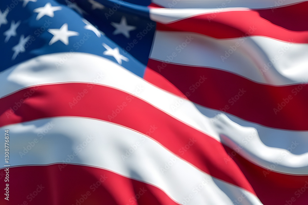 Waving american flag united states symbol of freedom outdoor close-up patriotism Waving american flag united states symbol of freedom outdoor close-up patriotism