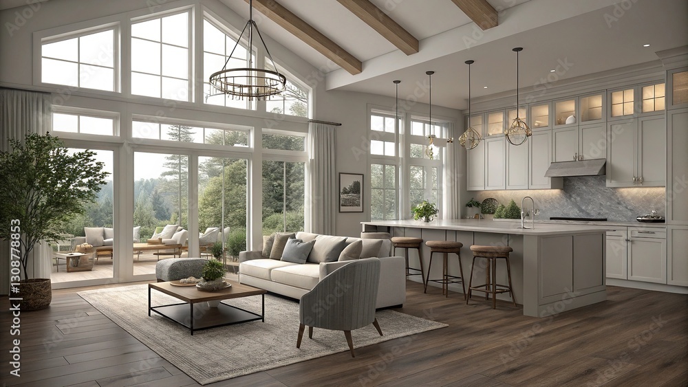 Fototapeta premium interior of a modern home