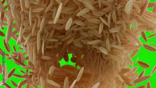 Oats flying on green 
