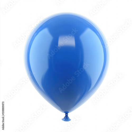 Blue Balloon Isolated