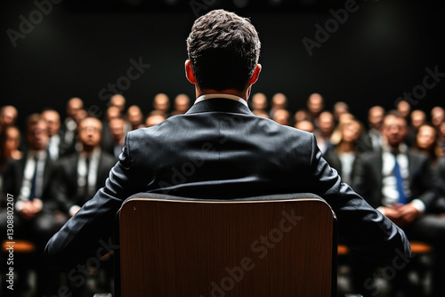 A choir performing Handel's Messiah, grand and uplifting, musical atmosphere photo