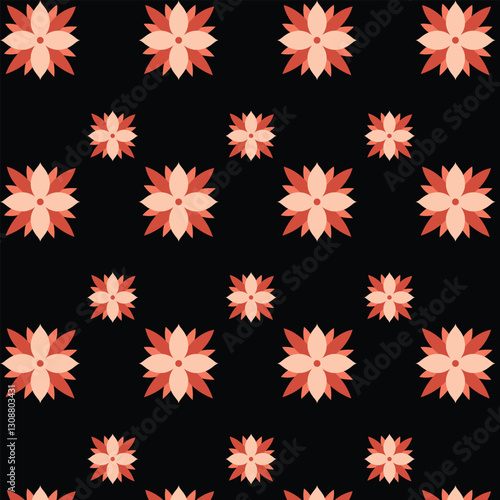 seamless pattern with flowers