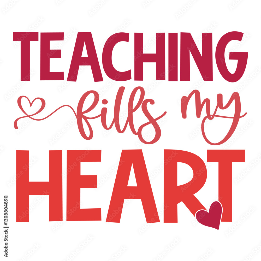 custom made wallpaper toronto digitalTeaching fills my heart  SVG 