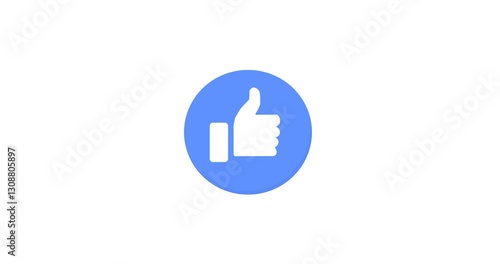 High-quality animated .mov video of a Facebook 