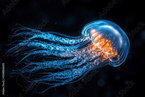 A detailed representation o...