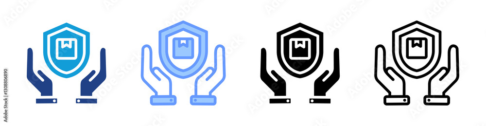 Safety icon set multiple style collection Safety icon set multiple style collection