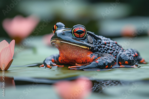 An oriental fire-bellied to...
