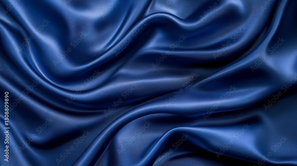 Fototapeta premium Cool deep blue and indigo sky, sleek and moody with subtle flowing patterns