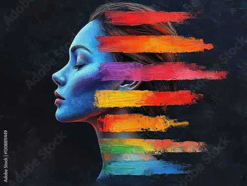 A creative representation o...