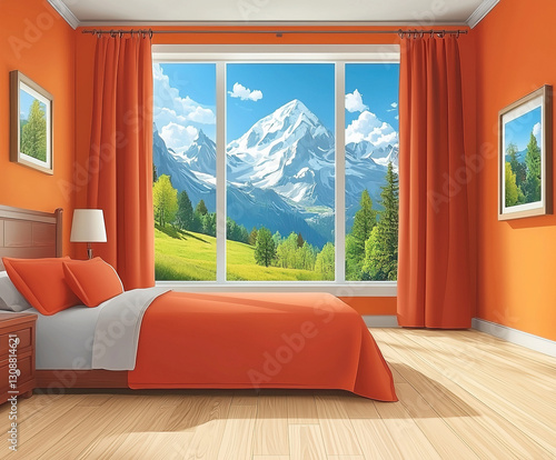 An inviting scene illustrat...