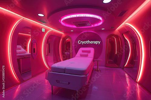 Cryotherapy text written on...