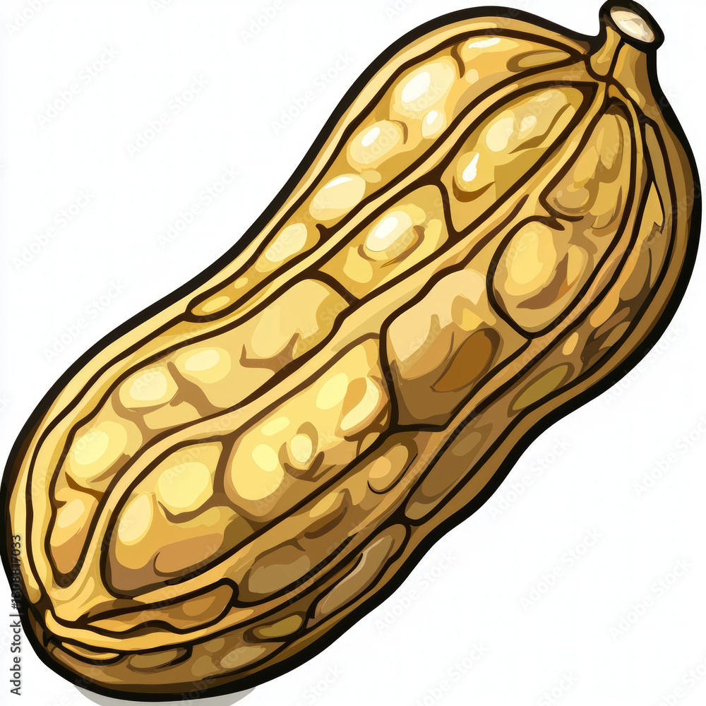 peanut isolated peanut isolated