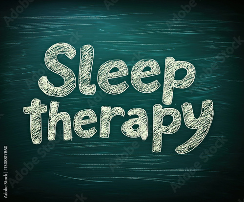 Sleep therapy text written ...