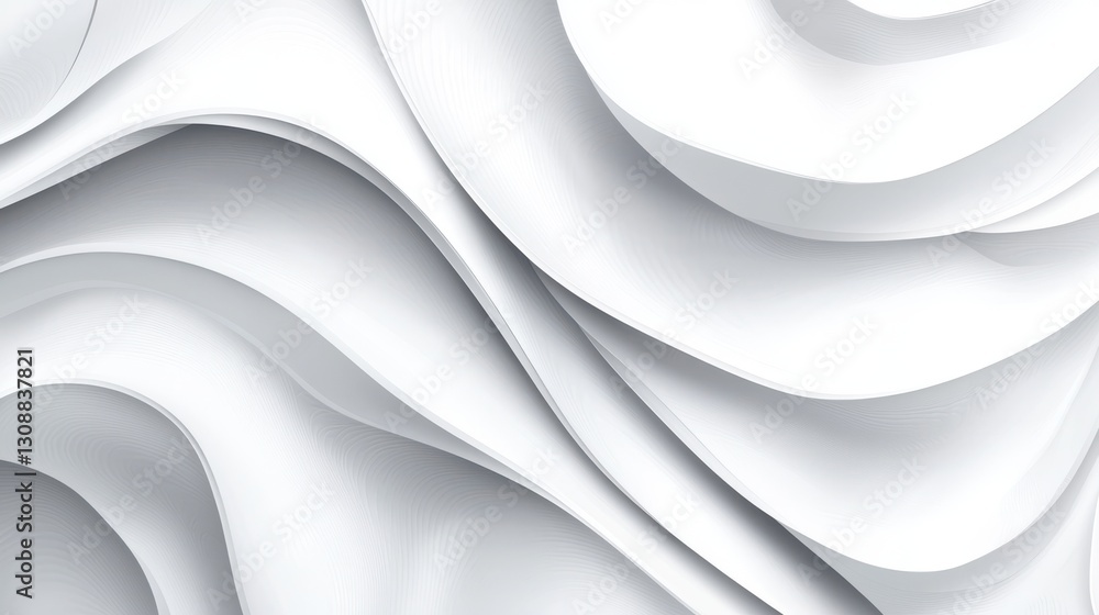 Abstract white wavy curve texture background. Website, banner and brochure background. Vector illustration Abstract white wavy curve texture background. Website, banner and brochure background. Vector illustration