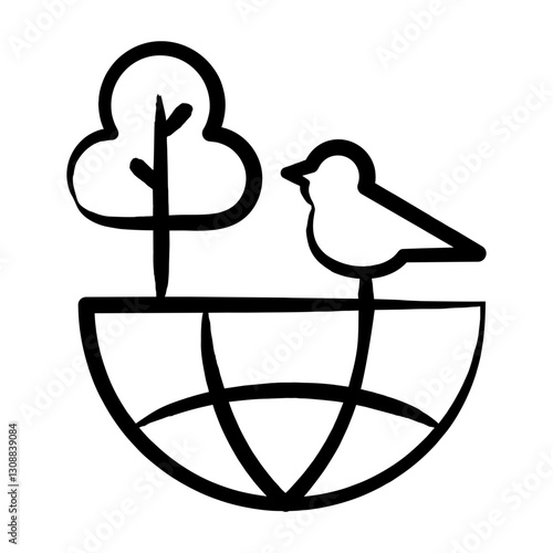 Biodiversity Conservation Icon