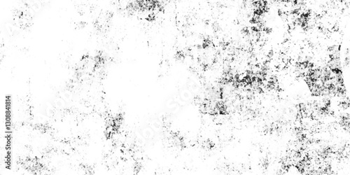 Wallpaper Mural Vector old grunge wall black and white dust and scratched textured background. Dark grainy texture on white dust overlay textured, Distressed vector damage wall grunge black sketch texture.  Torontodigital.ca