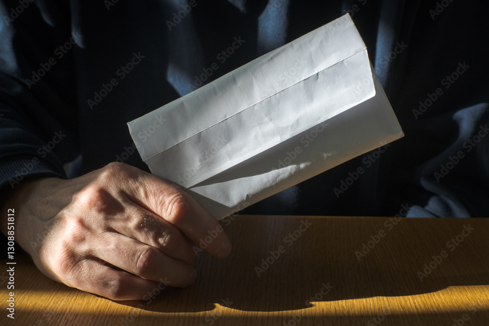 Dishonest financial gain, money in an envelope, bribe.