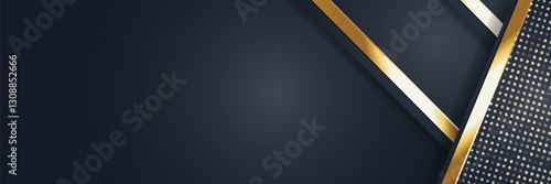 gold banner Abstract vector background board for text and message design modern. vector illustration