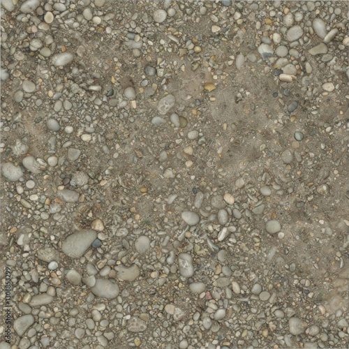 Ground with stones texture, texture for games, background for design, wallpaper
