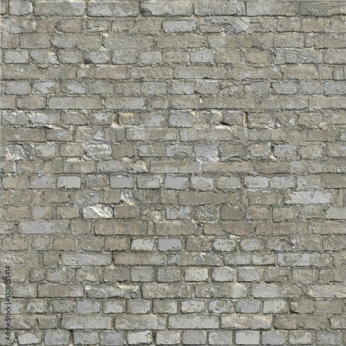 Old grey brick wall texture, texture for games, background for design, wallpaper	