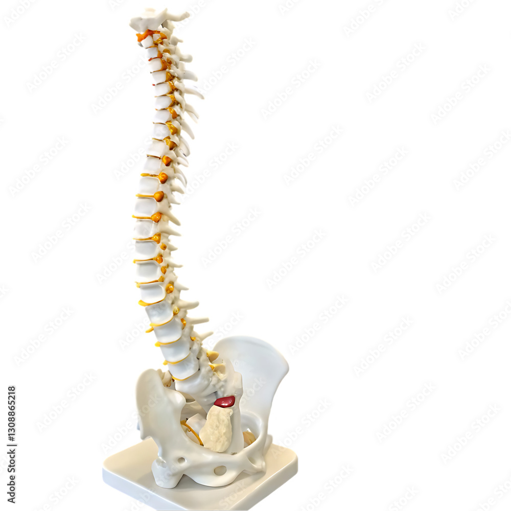 Obraz premium Human Spine Model Anatomy
