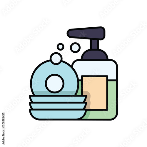 Dish Soap Vector icon