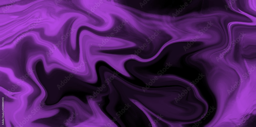 Obraz premium Abstract flowing liquid curve line in black and pink metallic. The texture of mix color and black marble pattern modern style Liquid background. Creative swirled or curve of oil paint for marble 