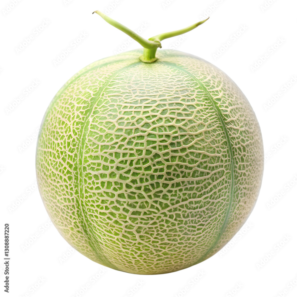 Honeydew fruit isolated on transparent background Honeydew fruit isolated on transparent background