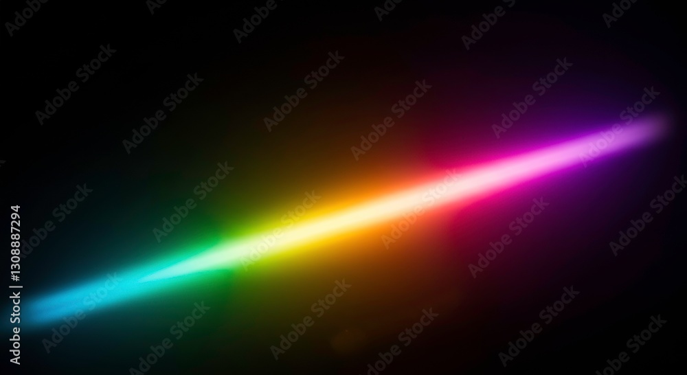 Vibrant Rainbow Light Streak Glowing Neon Effect Abstract Background Digital Art Vibrant Rainbow Light Streak Glowing Neon Effect Abstract Background Digital Art
