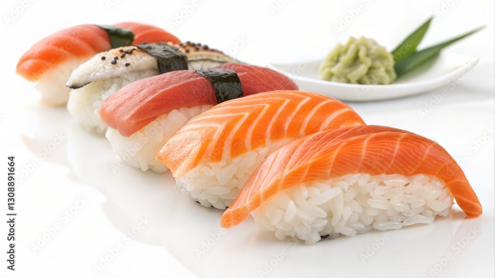 sushi on a plate