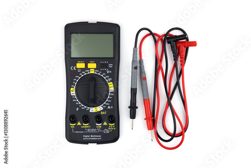 Obraz na płótnie Digital multimeter isolated on white background