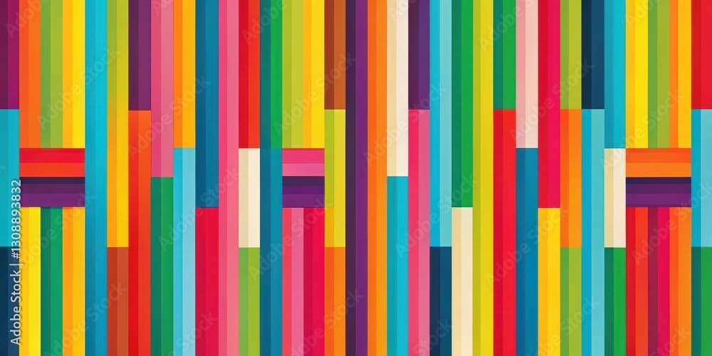 Geometric abstract background with thick striped patterns in bold colors , striped patterns, artistic pattern Geometric abstract background with thick striped patterns in bold colors , striped patterns, artistic pattern