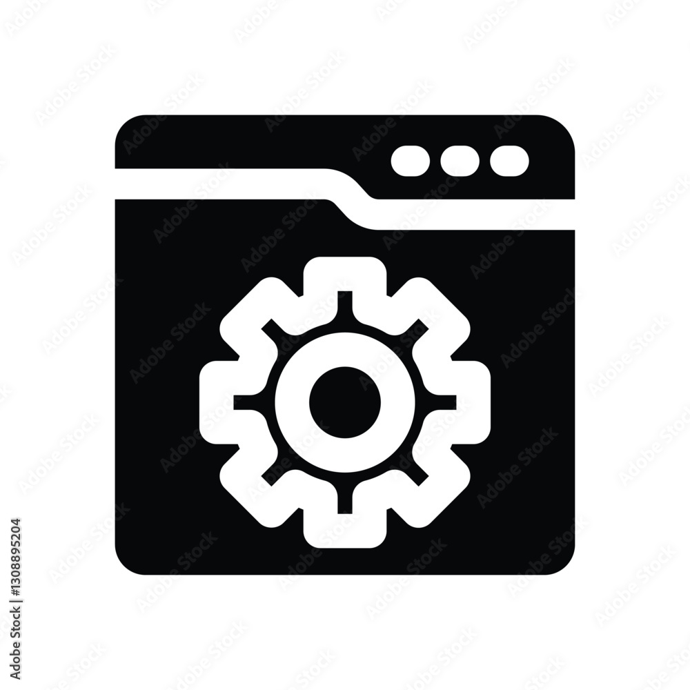 software glyph icon. Strong and solid vector icon for websites, mobile interfaces, presentations, and visual branding. High quality and easy to edit. software glyph icon. Strong and solid vector icon for websites, mobile interfaces, presentations, and visual branding. High quality and easy to edit.