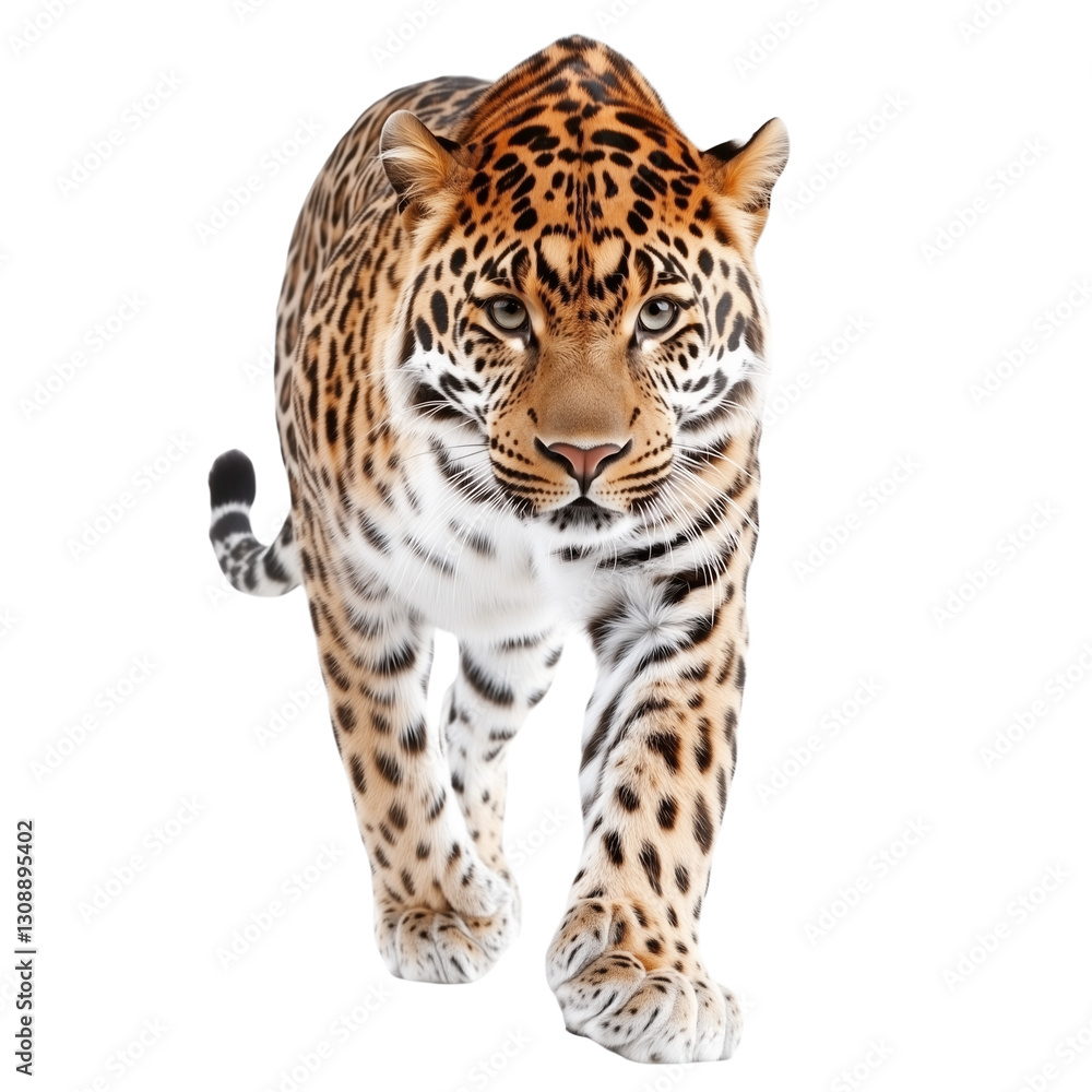 Obraz premium leopard Tiger, Transparent background 