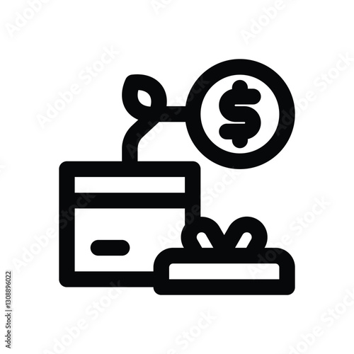 benefit line icon. Clean and minimalist vector icon for websites, mobile apps, presentations, and logos. Fully scalable and customizable for any project.