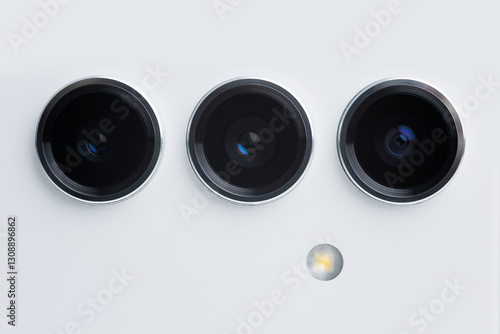 Wallpaper Mural Modern smartphone camera lens, macro view. close up Torontodigital.ca