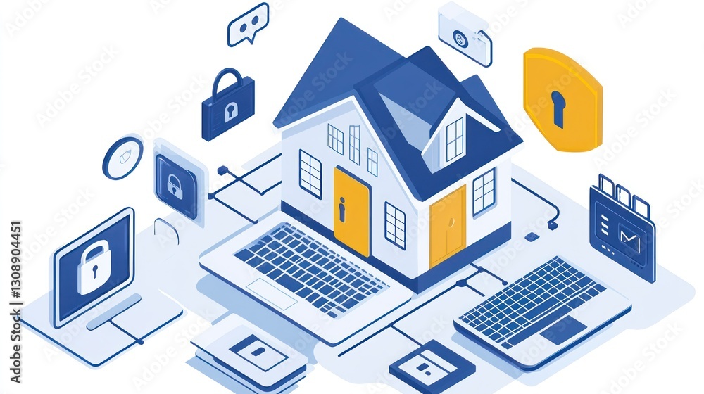 Home Security System Diagram Home Security System Diagram