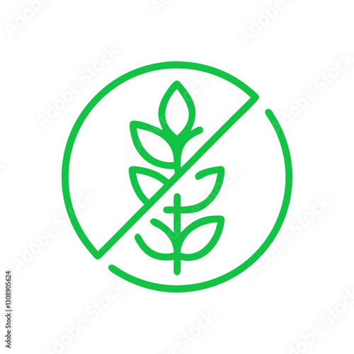 A graphic illustration representing the prohibition of harmful practices on the environment, promoting awareness for ecological preservation and responsible choices in society.