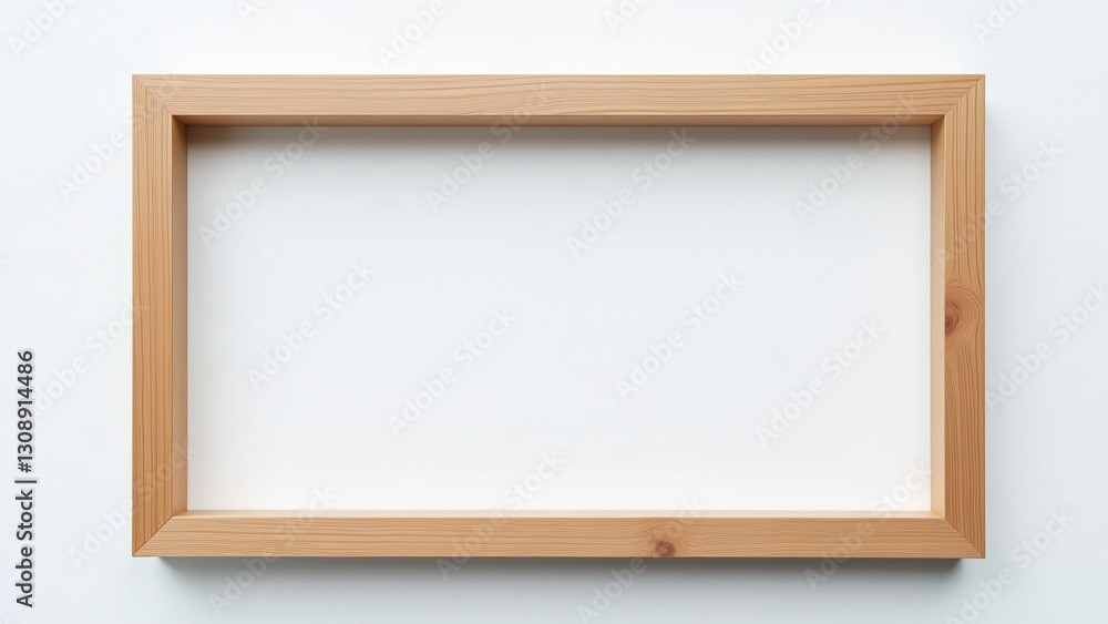 wooden frame carefully white background natural wood source use various designs wooden frame carefully white background natural wood source use various designs