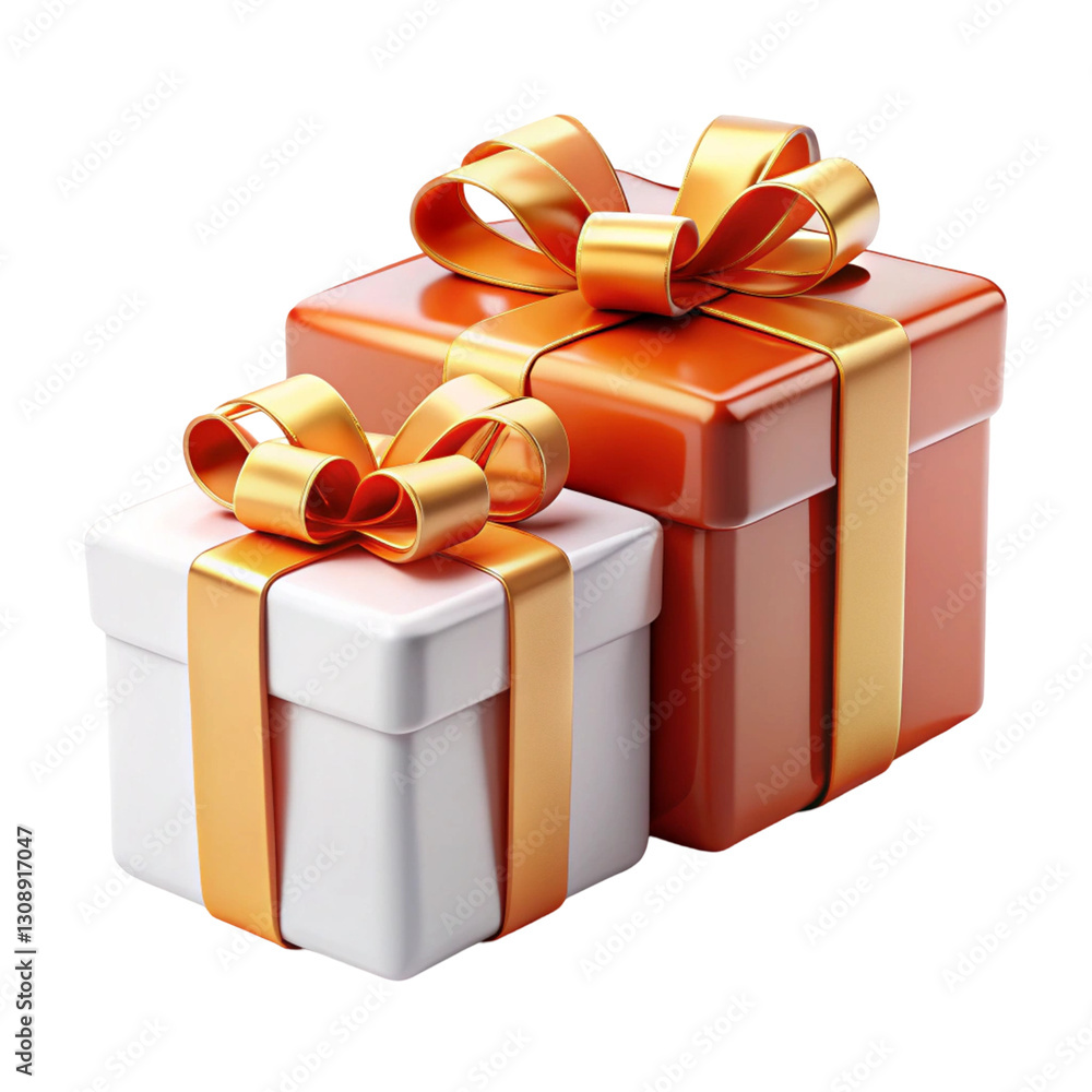 Obraz premium red gift box