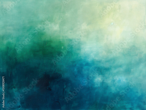 Abstract Aquatic Texture with Gentle Brushstrokes Generative AI  