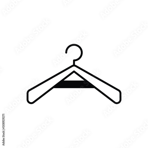 Clothes Hanger Vector icon