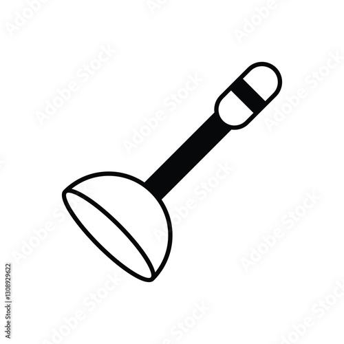 Toilet Plunger Vector icon